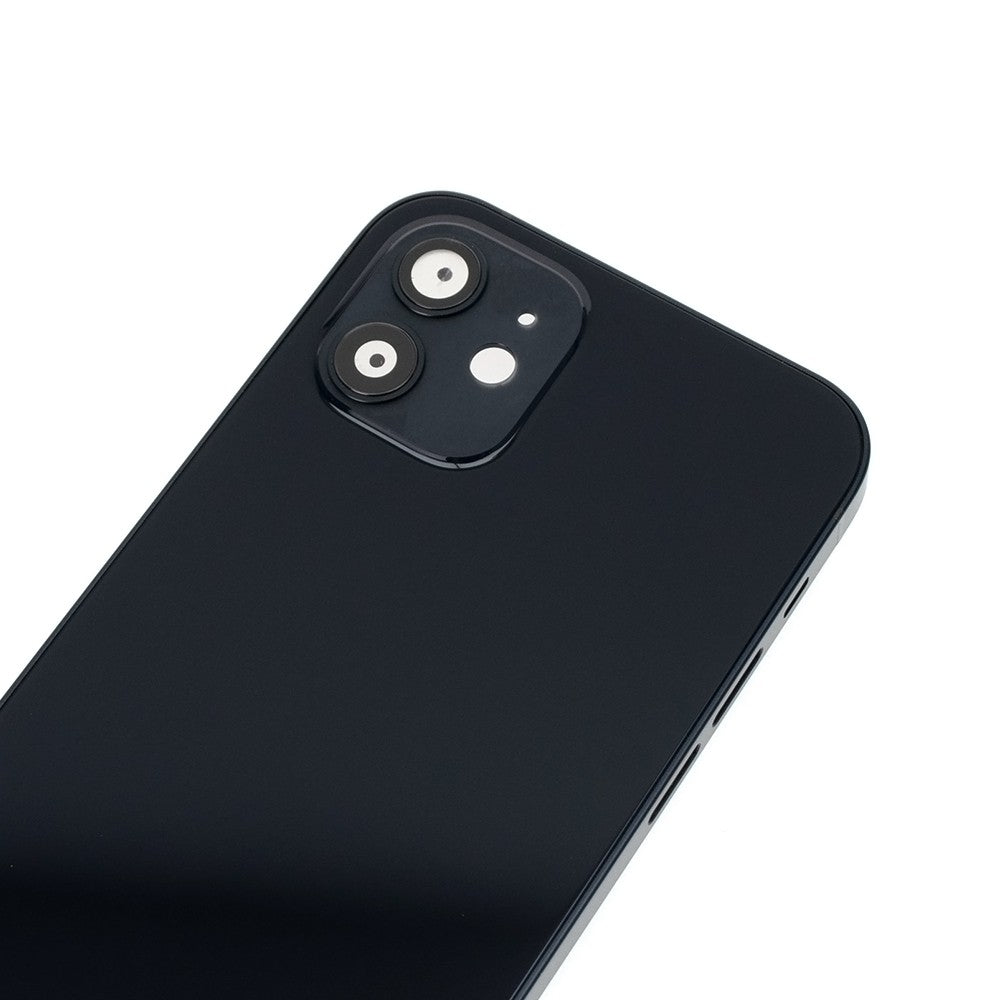 Rear Housing for iPhone 12 (NO LOGO)-Black Rear Housing for iPhone 12 (NO LOGO)-Black